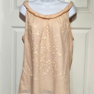 Ann Taylor Loft twisted neckline sequins top